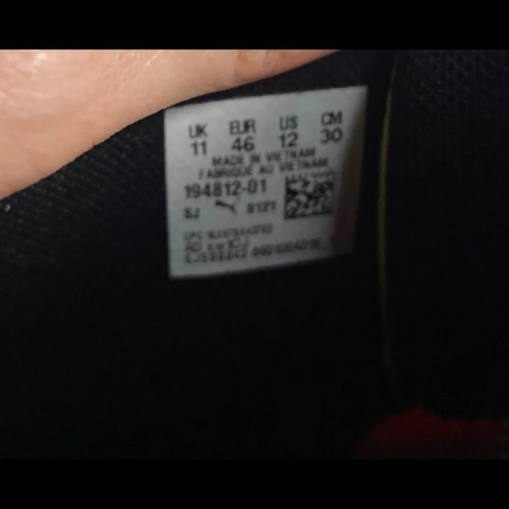 Puma DISC Rebirth Yellow/Red Men's Basketball Shoes